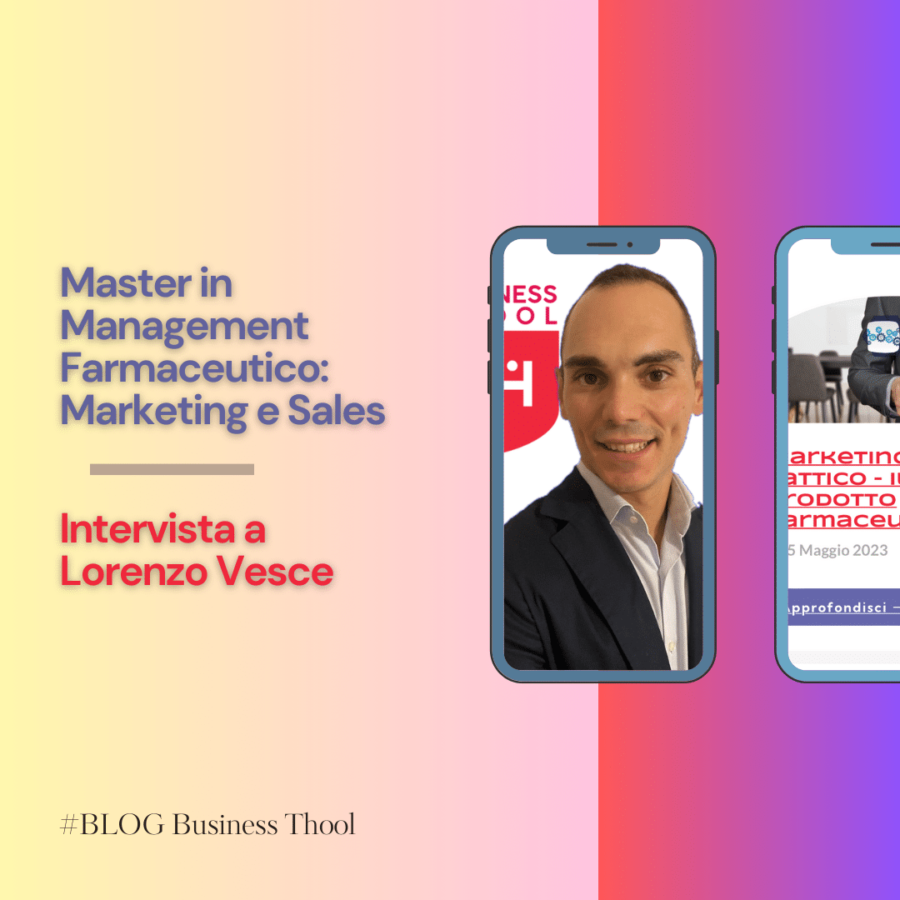 Intervista Lorenzo Vesce Master in Management Farmaceutico