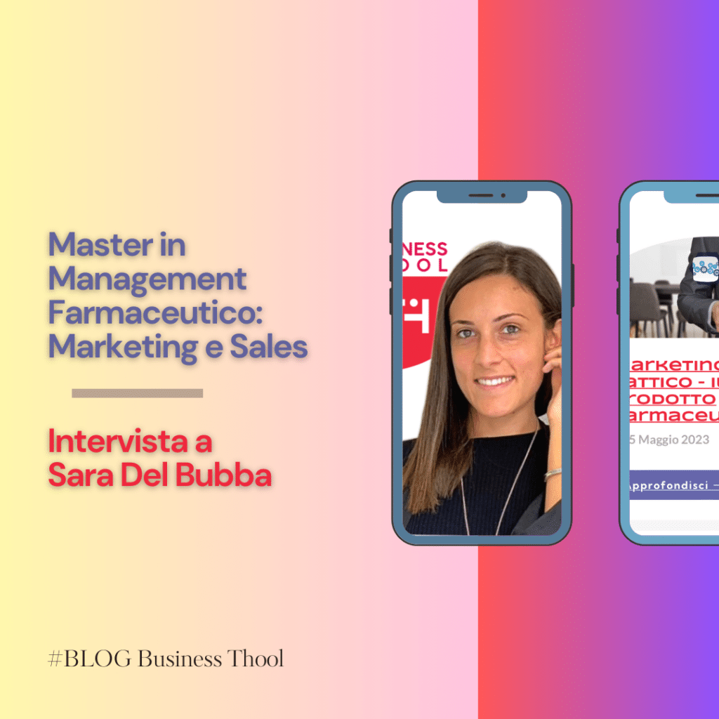 Intervista a Sara Del Bubba Master in Management Farmaceutico